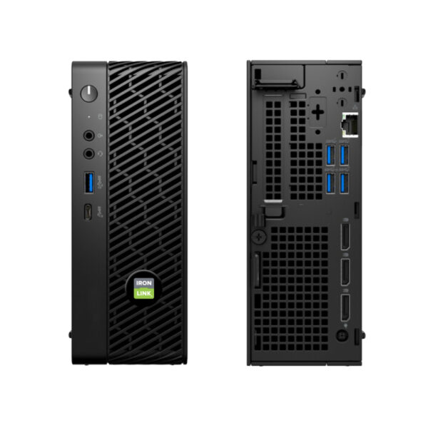 IronLink® Compact Form Factor Workstation, IL-CFFD, front and rear view shown side by side