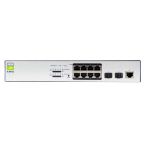 IronLink® 8 Port PoE+ Managed Switch, IL-M2510-8P, front view showing ports